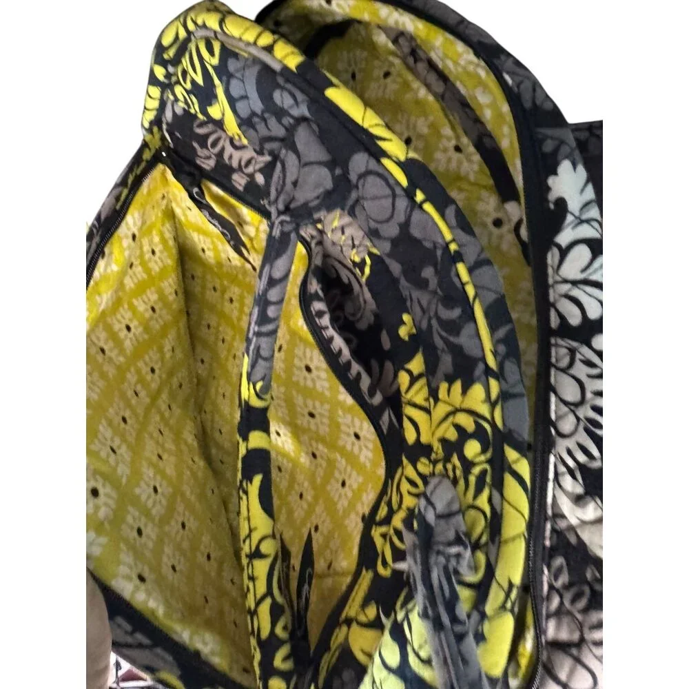 Vera‎ Bradley Large Quilted Shoulder Tote Laptop Bag